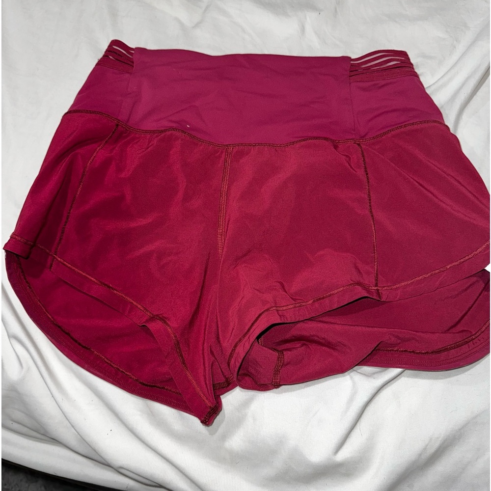 size 4 high wasted lululemon shorts